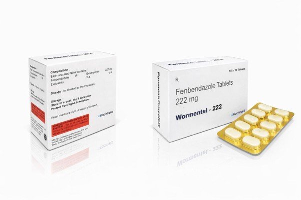 WORMENTEL 222 MG TABLETS ( Human Use Only)