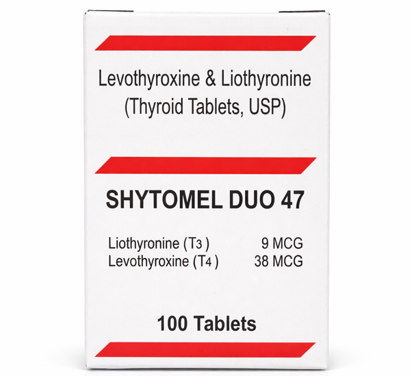 SHYTOMEL DUO 47 MCG TABLETS